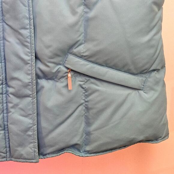 Talbots Petite Goose Down Feather Puffer Vest Size M Outdoors Camping Layers - Picture 3 of 6